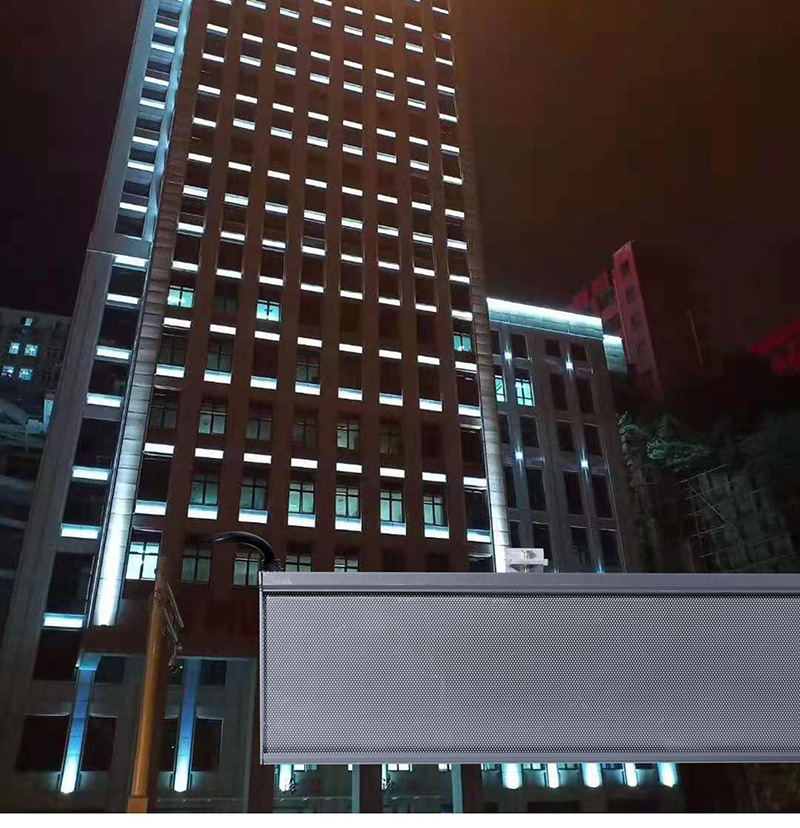 LED侧发光5公分导光板LED幕墙灯亚克力轮廓灯户外玻璃墙线条灯 - 捷翔照明